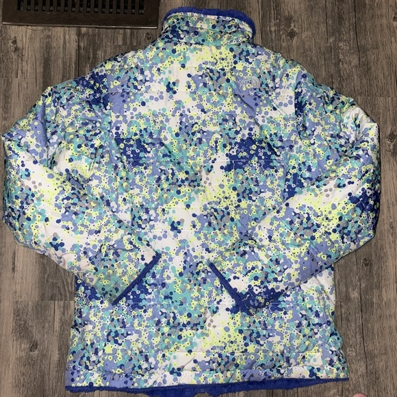 THE NORTH FACE Girls' Reversible Mossbud Swirl Jacket XL - Picture 5 of 5
